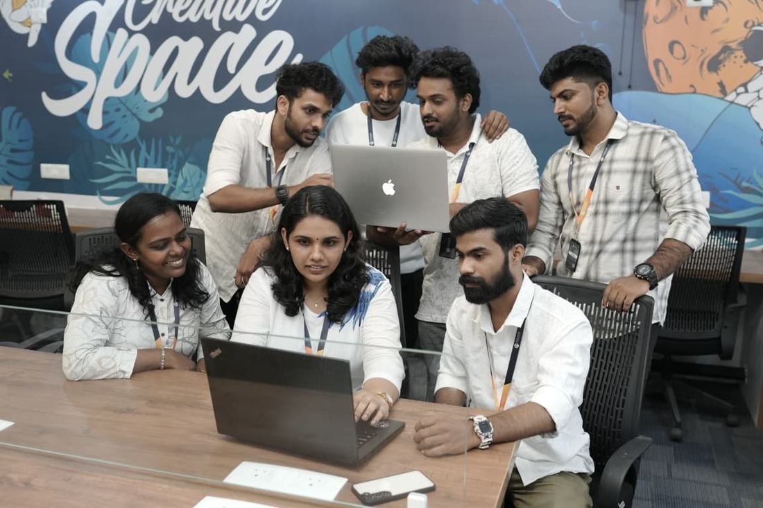 Presenting to team