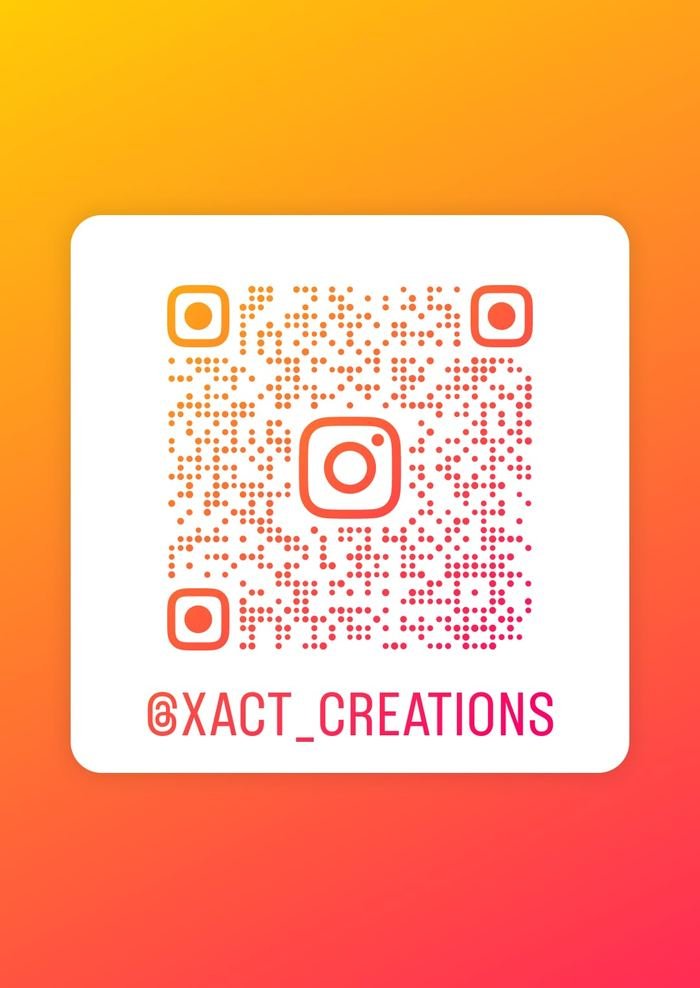 Instagram QR — @xact_creations